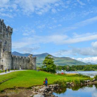 Irish castle wallpaper