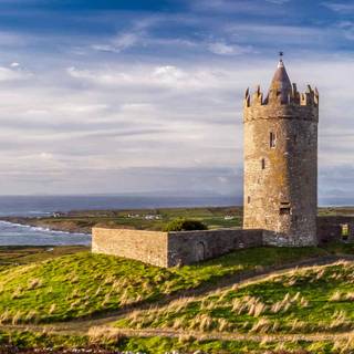 Irish castle wallpaper