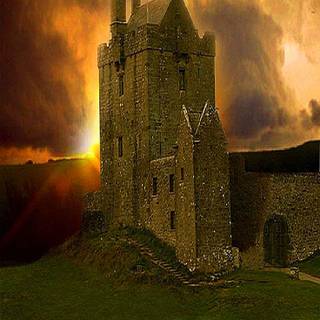 Irish castle wallpaper
