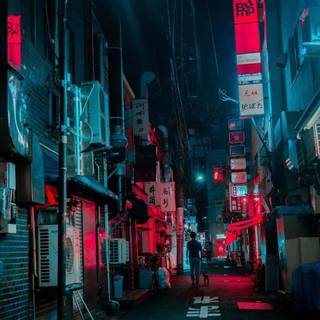 Aesthetic Cyberpunk phone wallpaper