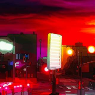 Aesthetic Cyberpunk phone wallpaper