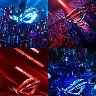 Neon ROG wallpaper