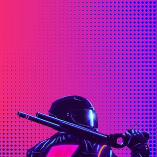 Aesthetic Cyberpunk phone wallpaper