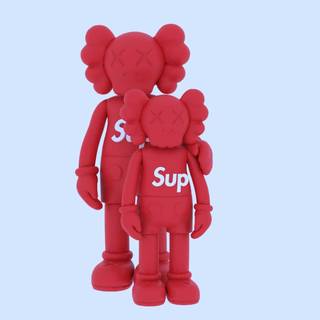Bape X Kaws X Supreme desktop wallpaper