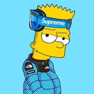Bart face wallpaper