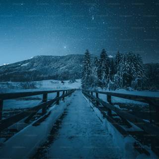 Night ambience desktop wallpaper