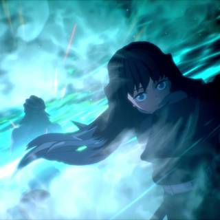 Demon Slayer PS5 wallpaper