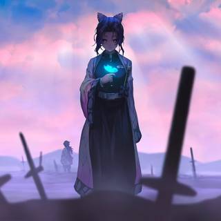 Demon Slayer PS5 4k wallpaper