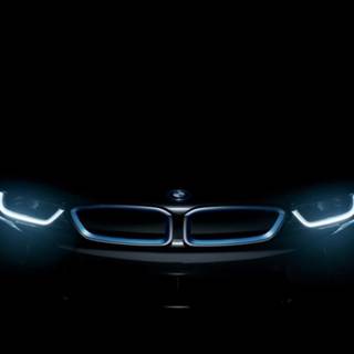 Black BMW headlights wallpaper