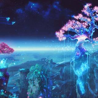 Magical and blue wallpaper