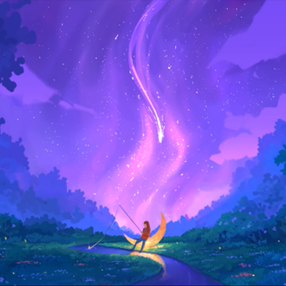 Magical and blue wallpaper