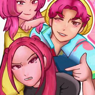 Mira and Abby art posters wallpaper