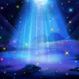 Magical and blue wallpaper