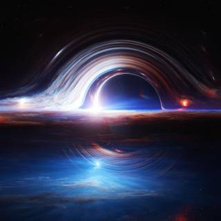 4k black hole wallpaper