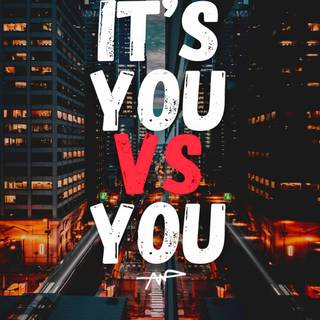 It's You vs You wallpaper