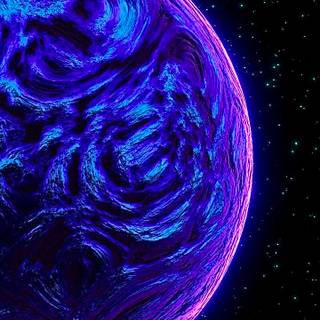 Purple Earth wallpaper