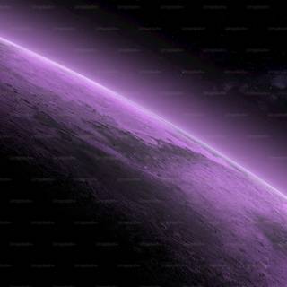 Purple Earth wallpaper