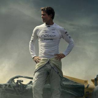 Brad Pitt F1 wallpaper