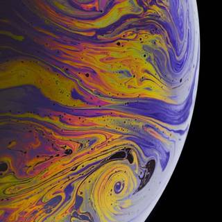 Purple Earth wallpaper