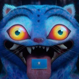 Derpy tiger wallpaper