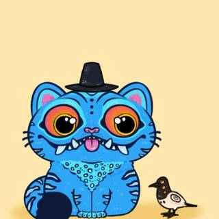 Derpy tiger wallpaper