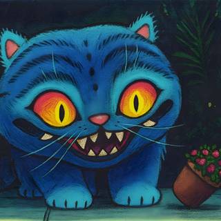 Derpy tiger wallpaper