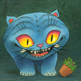 Derpy tiger wallpaper