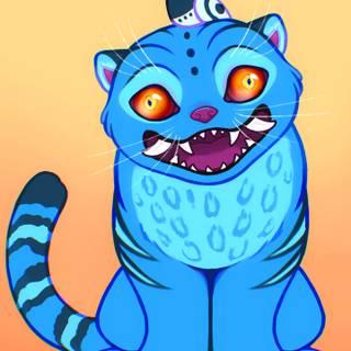 Derpy tiger wallpaper