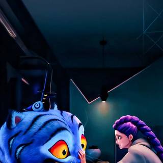 Derpy tiger wallpaper