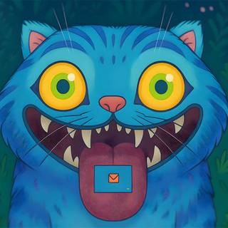 Derpy tiger wallpaper