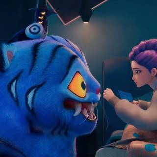 Derpy tiger wallpaper