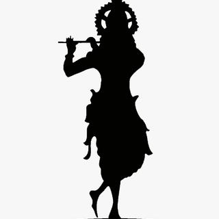 Black and white Krishna wallpaper