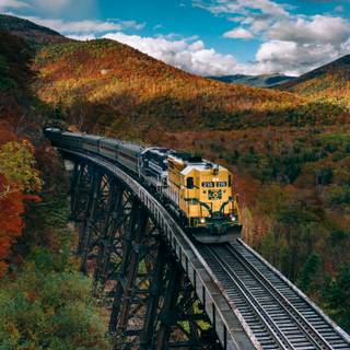 Railway bridge wallpaper