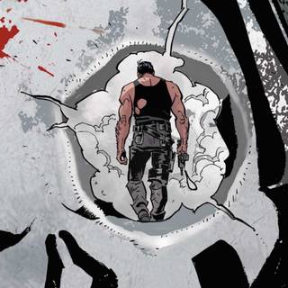 Frank Castle PS5 wallpaper