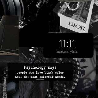 Black aesthetic collage wallpaper