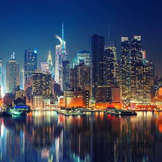 New York City night wallpaper