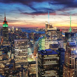 New York City night wallpaper