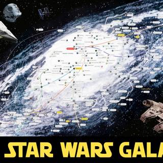 Star Wars map wallpaper