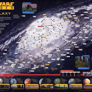 Star Wars map wallpaper