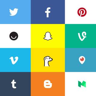 Social media apps wallpaper