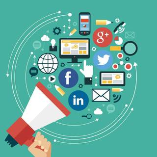 Social media apps wallpaper