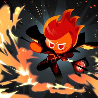 Fire Spirit Cookie wallpaper