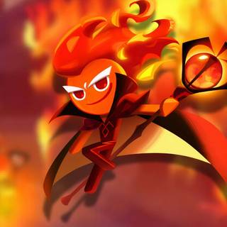 Fire Spirit Cookie wallpaper