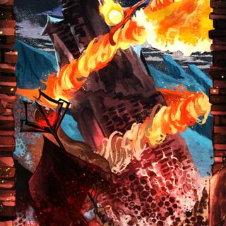 Fire Spirit Cookie wallpaper