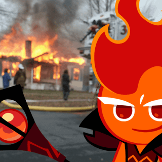 Fire Spirit Cookie wallpaper