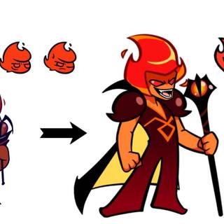 Fire Spirit Cookie wallpaper