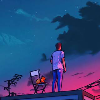 Chill laptop wallpaper