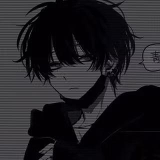 Anime aesthetic glitch male wallpaper