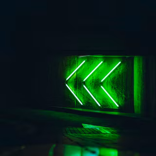 Cool black and green neon wallpaper