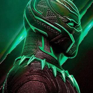 Cool black and green neon wallpaper